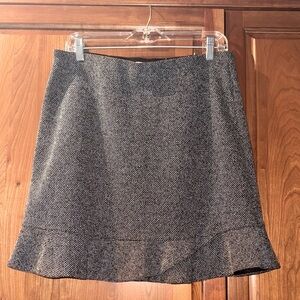 Loft Pull On Tweed Skirt